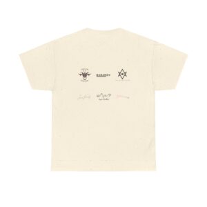 Euryia Larsen Flowers Logos Unisex Heavy Cotton Tee - Image 10