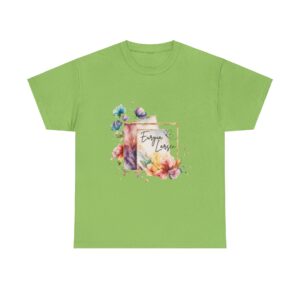 Euryia Larsen Flowers Unisex Heavy Cotton Tee - Image 7