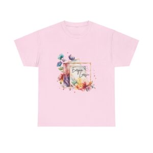 Euryia Larsen Flowers Logos Unisex Heavy Cotton Tee - Image 21