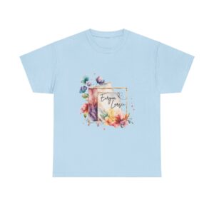 Euryia Larsen Flowers Logos Unisex Heavy Cotton Tee - Image 19