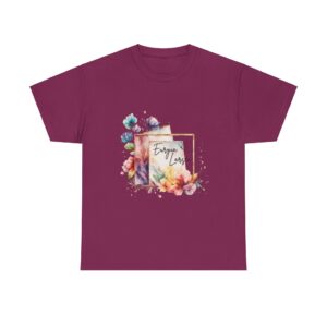 Euryia Larsen Flowers Unisex Heavy Cotton Tee - Image 12