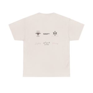 Euryia Larsen Flowers Logos Unisex Heavy Cotton Tee - Image 6